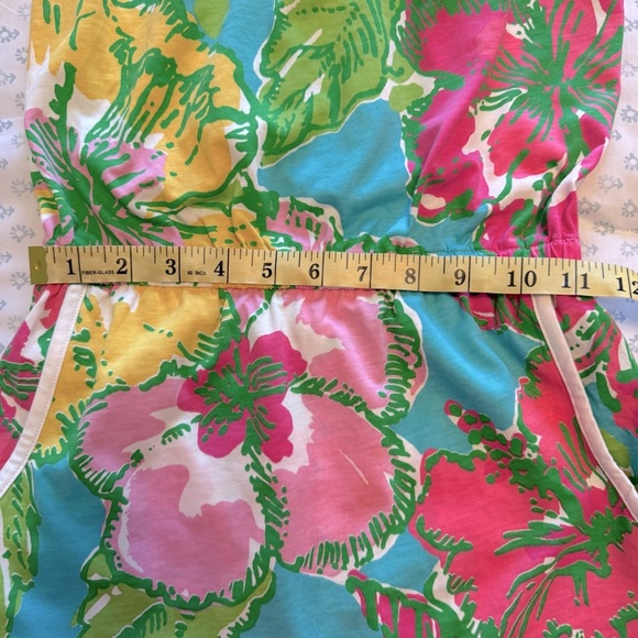 Lilly Pulitzer Lucy Shorely Floral Strapless XS Romper - Picture 6 of 9